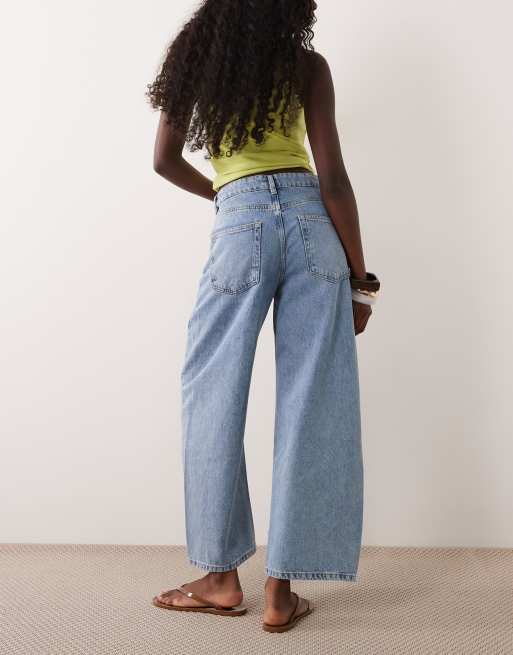 Mango - Bimba - Lyseblå jeans med lige ben i 100% bomuld - Del af sæt, 3 af 5