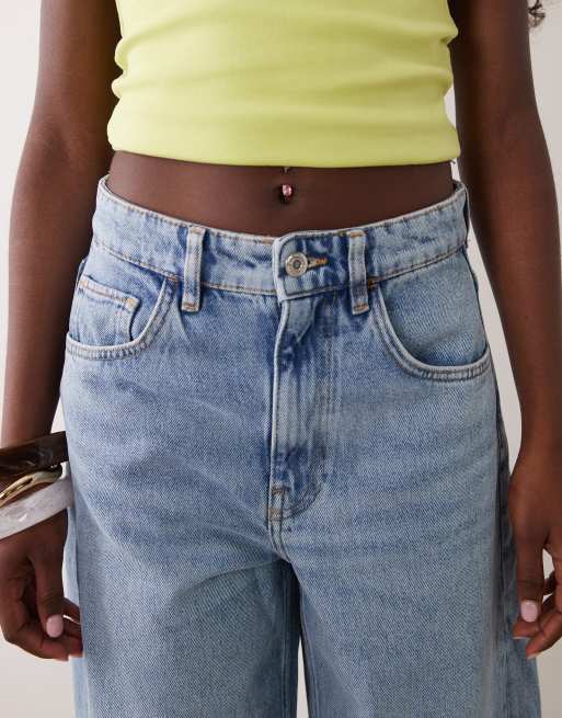 Mango – Bimba – Straight Jeans aus 100% Baumwolle in Hellblau, Kombiteil, 4 von 5