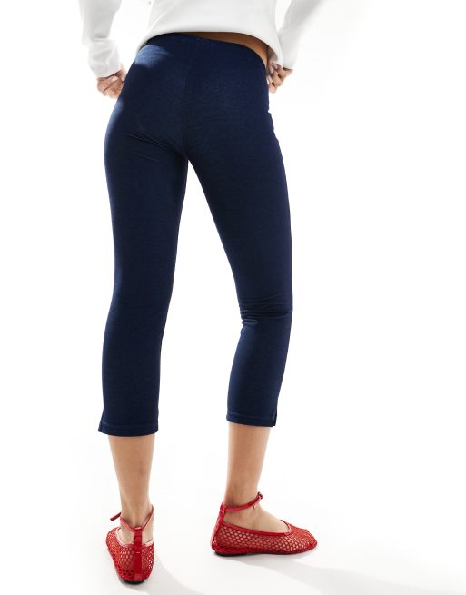 Mango – Blå capribyxor i denim, 2 av 5