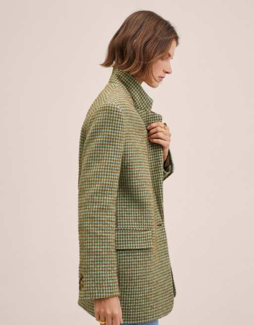 Blazer vert mango hotsell