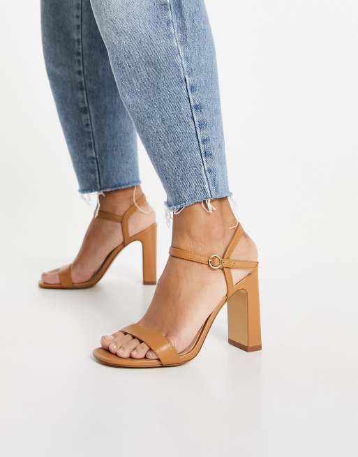 Mango hot sale block heel