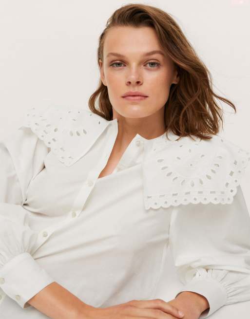 Mango discount blouse blanche