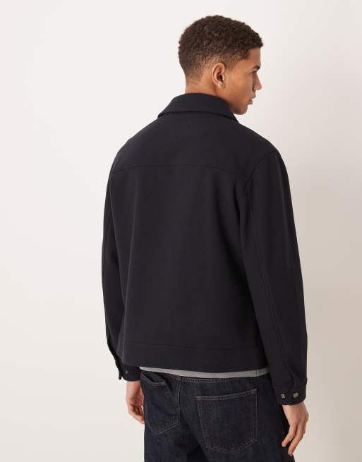 Mango - Blouson Harrington à fermeture éclair - Bleu marine, 3 de 5