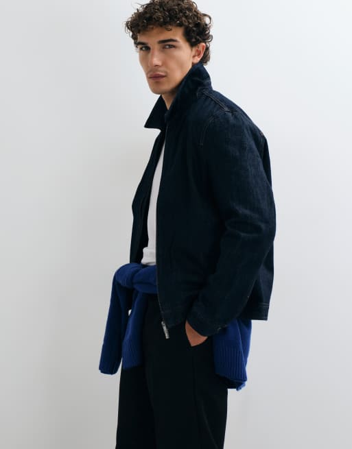 Mango blouson Harrington bleu marine, 5 de 5