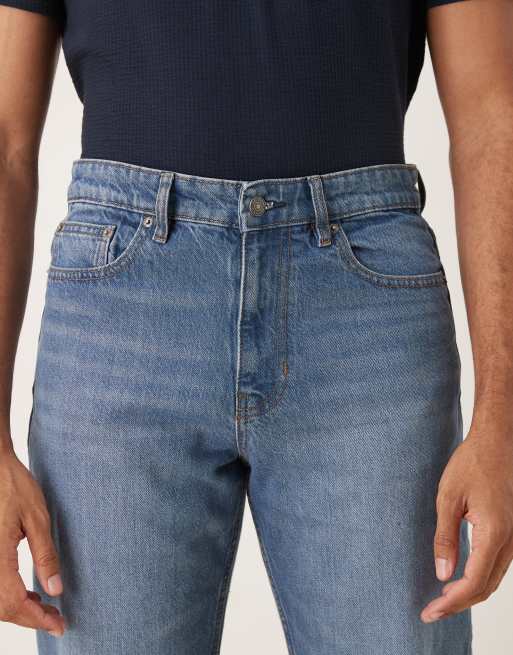 Mango - Bob - Jeans affusolati blu medio in cotone   , 5 di 5
