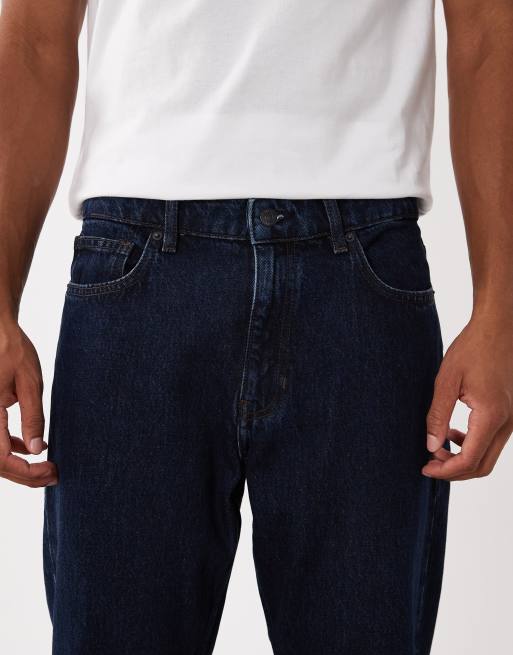 Mango - Bob - Jeans dritti 100% cotone blu scuro, 5 di 5