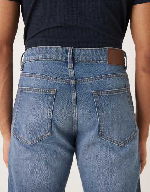 Mango - Bob - Mellemblå jeans i bomuld med indsnævrede ben   , 4 af 5