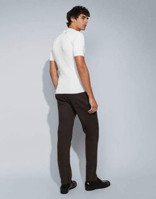 Mango Bob tapered jeans i brun, 2 af 5