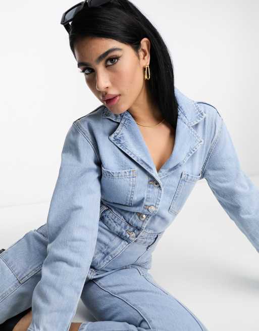 Womens denim outlet suits