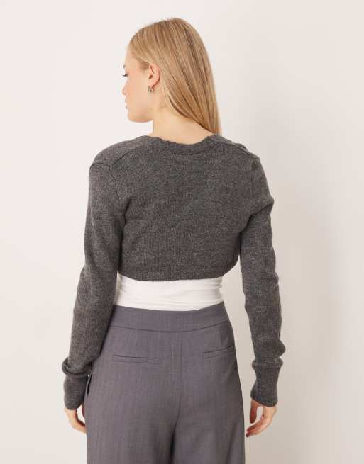 Boléro Femme LMV Modèle Shadow Taille 36/38 - Gris Foncé, Neuf Sans étiquette