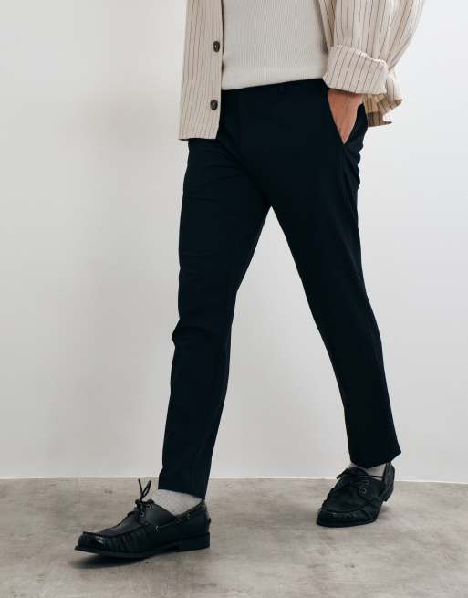 Mango Bologna tailored trouser in navy, 3 of 5