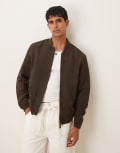 [Mango] Mango bomber jacket in brown S BROWN