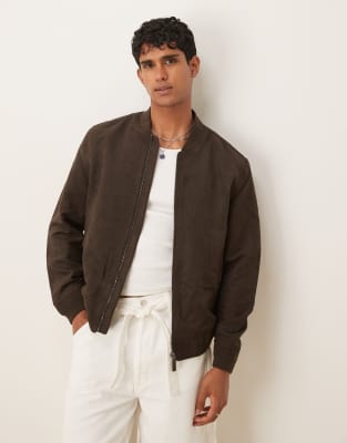 Mango – Bomberjacke in Braun | ASOS