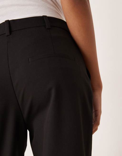 Mango Boreal tailored straight leg trouser co-ord in black, 3 of 5