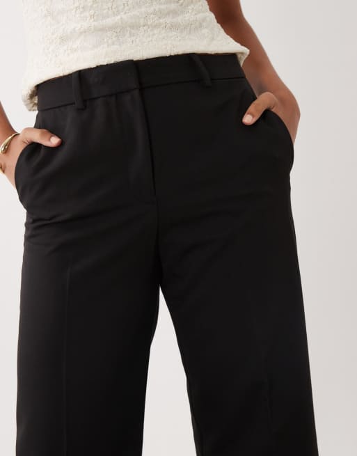 Mango Boreal tailored straight trouser set in black, 2 of 5
