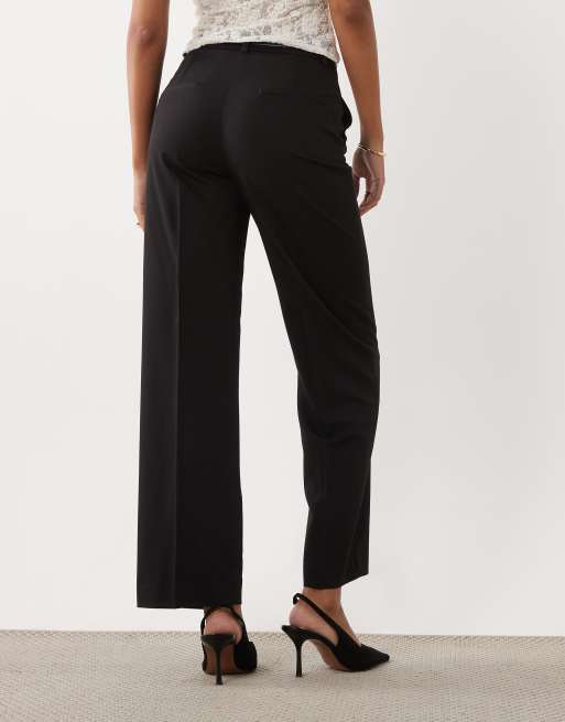 Mango Boreal tailored straight trouser set in black, 3 of 5