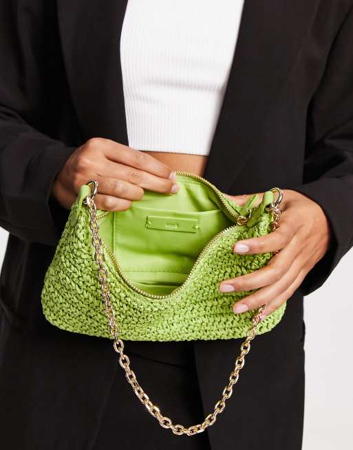 Mango borsa paglia outlet