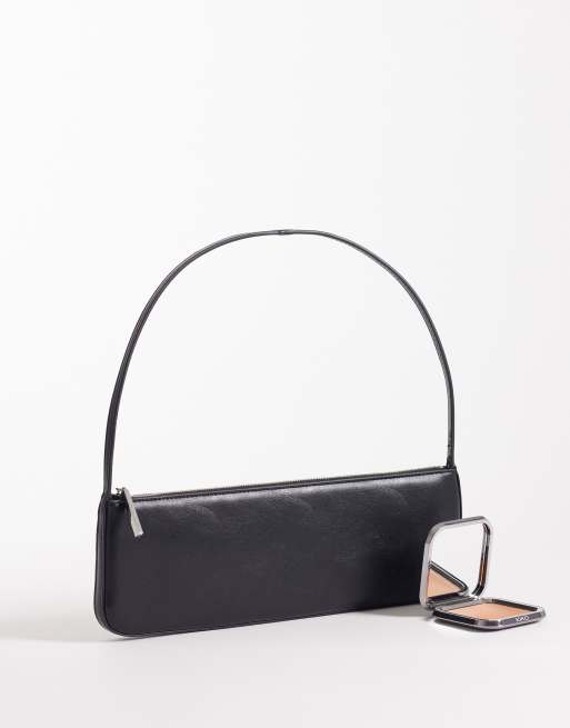 Mango - Borsa da spalla classica nera, 2 di 4