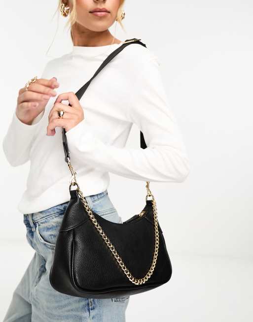 Mango Borsa Tela Solidale Negro