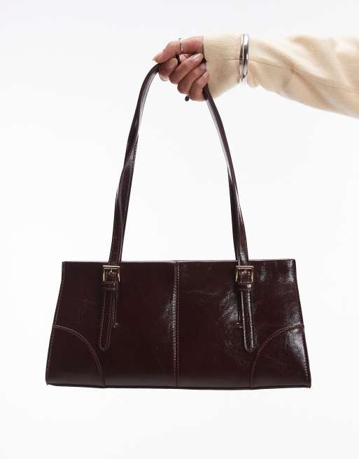 Coppia Di Manici Per Borse In Resina - 2 Maniglie Lucide Marrone Scuro - Anallergiche E Adatte A Qualsiasi Borsa - Foto 13