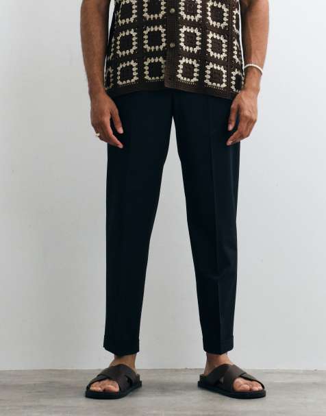 Mango - Boston - Pantalon ajusté coupe classique - Bleu marine - view 1