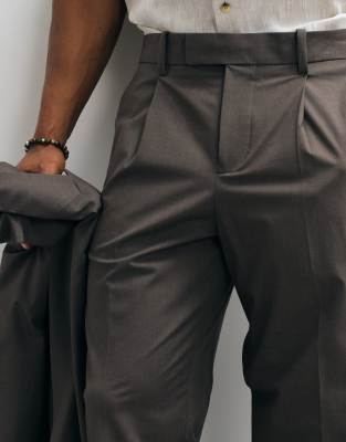 Mango Boston Regular Fit Suit Pants In Gray