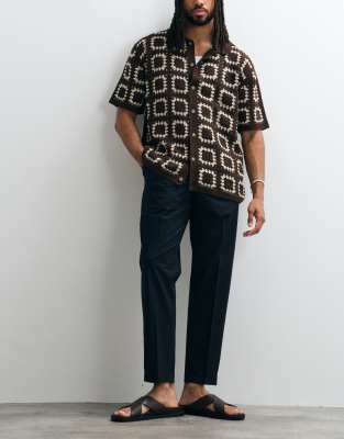 Mango Boston Regular Fit Tailored Pants In Multi