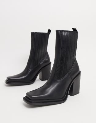 bottines cuir mango