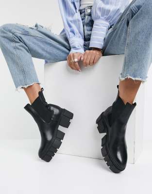 bottines a semelle epaisse