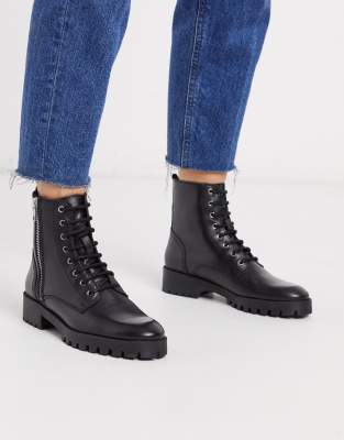 bottines mango cuir