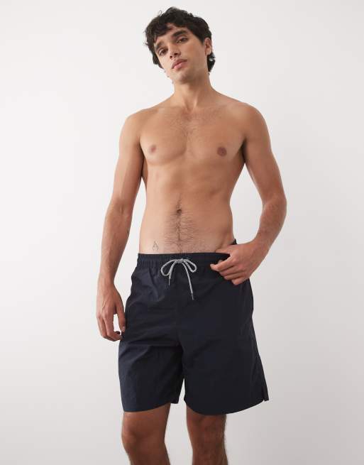 Mango boxer style swim short in navy, 2 of 5