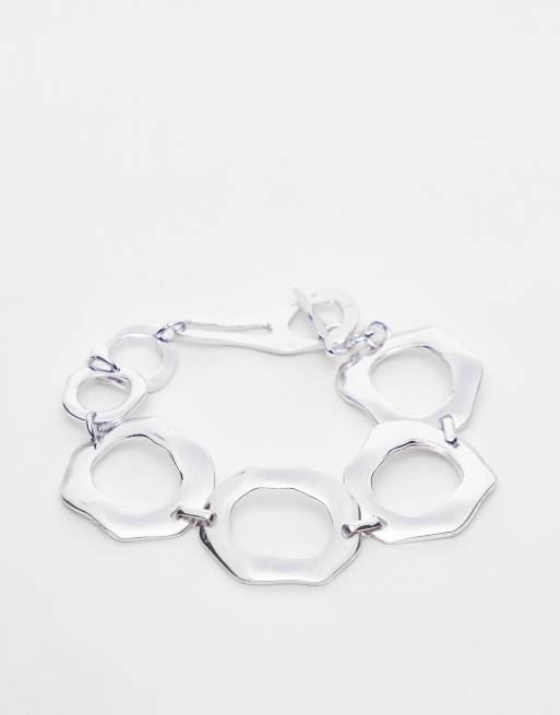 Mango - Bracciale argento con catenina spessa