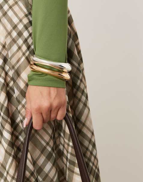 Mango - Bracciali rigidi tonalità argento e oro - view 1