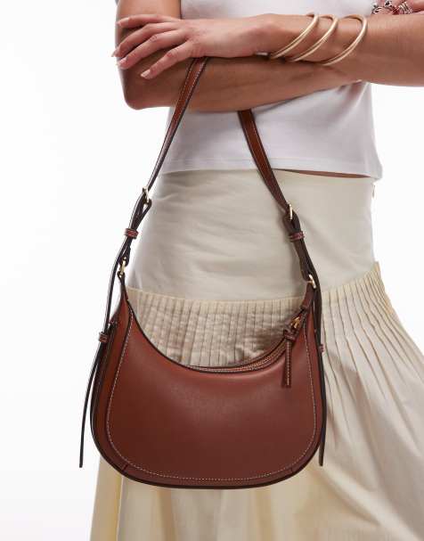 Mango – Brązowa klasyczna torebka crossbody - view 1