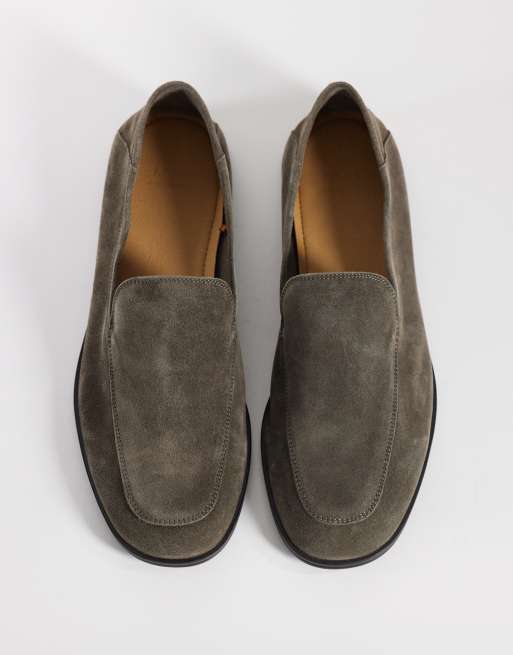 Mango – Brązowe zamszowe loafersy, 2 z 4