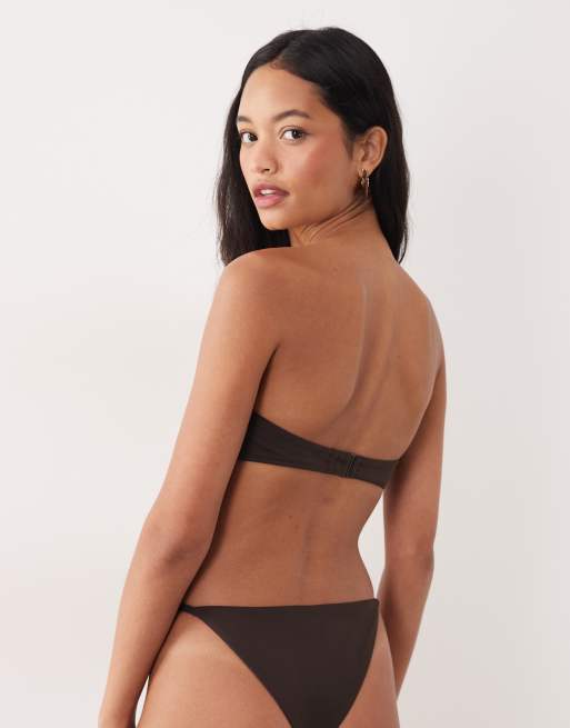 Mango – Brązowy dół od bikini, 3 z 4
