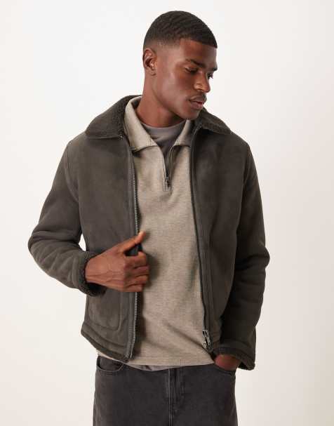 Mango – Brun harrington-jacka i mockalook - view 1