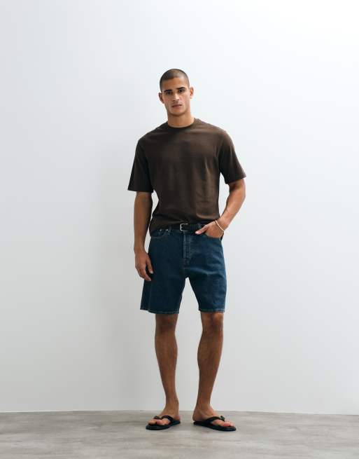 Mango - Brun T-shirt i afslappet pasform, 5 af 5