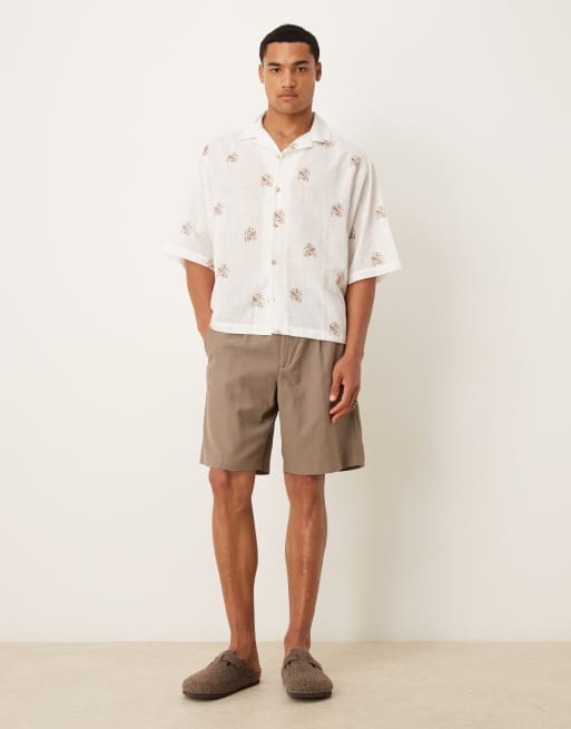 Mango – Bruna shorts i bomullsmix med veck, 2 av 5