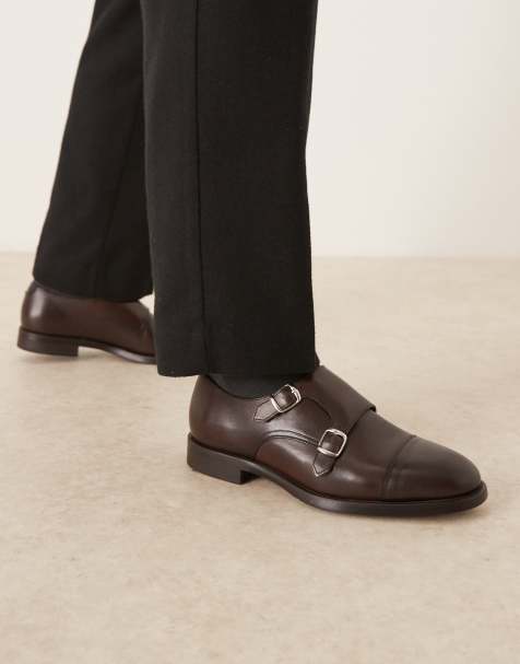 Mango - Brune brogues med spændedetalje - view 1
