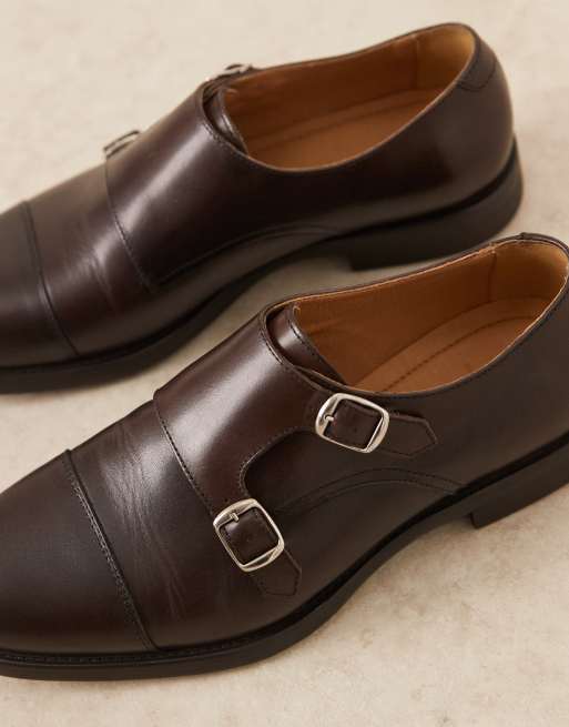 Mango - Brune brogues med spændedetalje, 2 af 4
