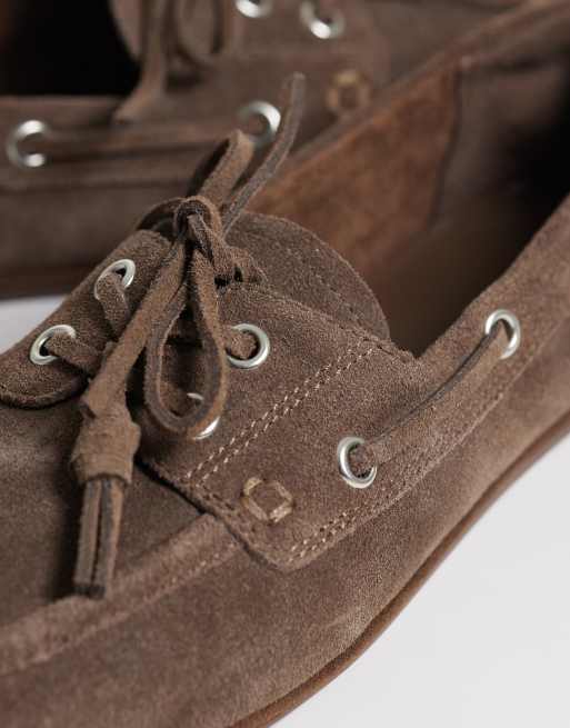 Mango - Brune sejlersko i læder, 2 af 4