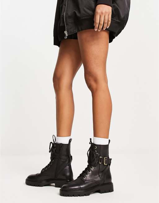 Mango store biker boots