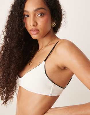 Mango Buckle Detail Bikini Top