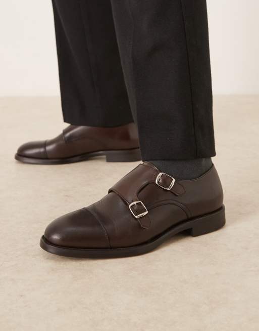 Mango buckle detail brogue in brown, 3 of 4