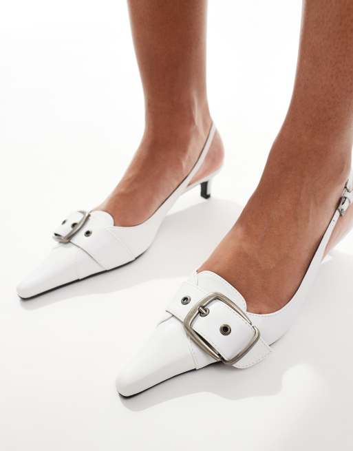 Mango white shoes deals