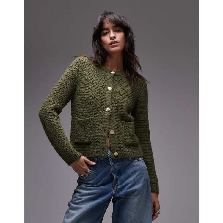 Button down knit sweater sale