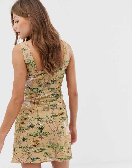 Asos safari outlet dress