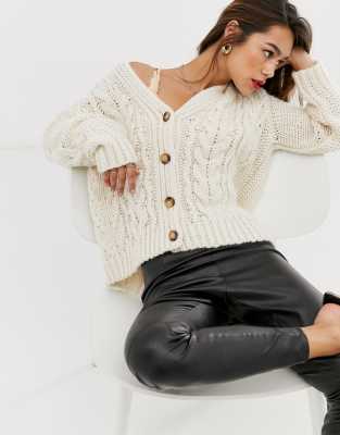 mango chunky cardigan