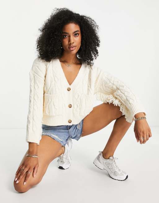 Mango 2024 cream cardigan